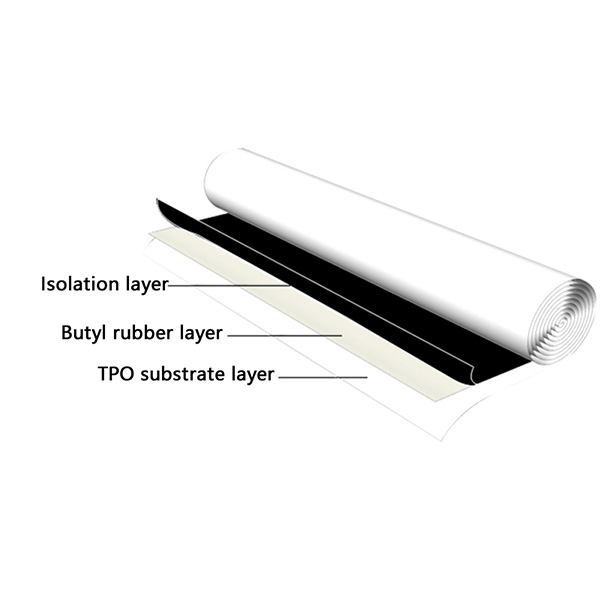 Самоклеящаяся гидроизоляционная мембрана ТПО