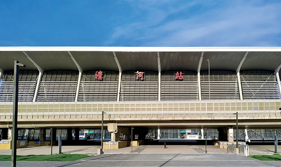 Станция Пекин Цинхэ на Пекинской железной дороге Чжанцзякоу