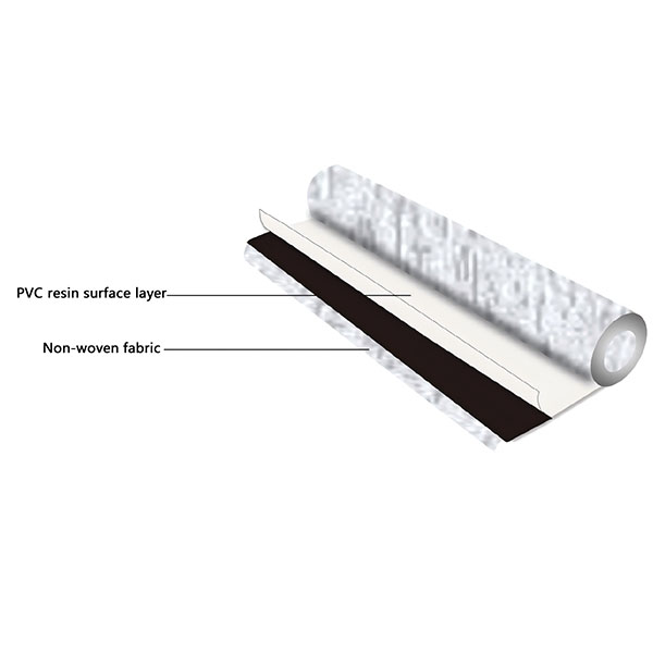 Гидроизоляционная мембрана из ПВХ на флисовой основе